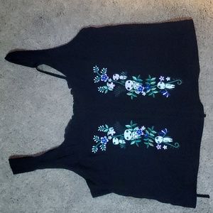 Princess Mononoke Embroidered lounge top